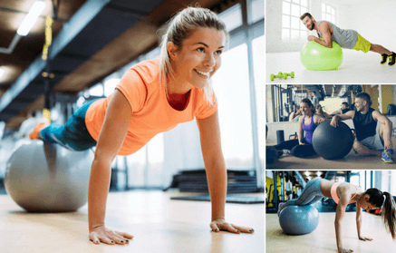7 vježbi s fitness loptom za stabilnost i jačanje cijelog tijela
