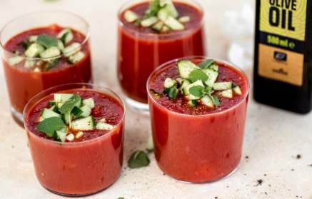 Fitness recept: Hladna Gazpacho Juha od Svježeg Povrća