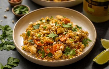 Fitness recept: Pržena kvinoja s tofuom i kikirikijem