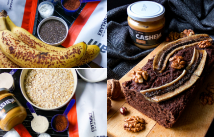 Fitness recept: Veganski kruh od banane s proteinom i maslacem od orašastih plodova