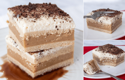 Fitness recept: 3bit – kolač od karamel pudinga s glazurom od krem sira